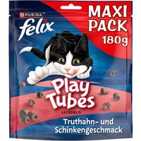 FELIX Play Tubes Katzensnack Truthahn und Schinken 180g