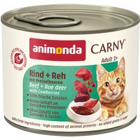 animonda Carny Adult Rind, Reh und Preiselbeeren 6x200g