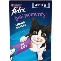 Felix Katzensnack Deli Moments Ente 4x10 g