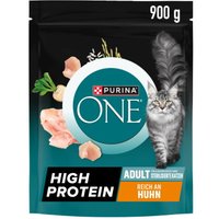 Purina ONE Trockenfutter Katze High Protein 900g Huhn