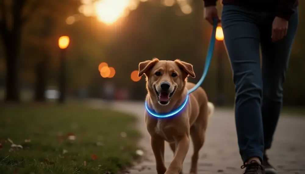 Hundeleine mit Licht: Ideal für abendliche Spaziergänge