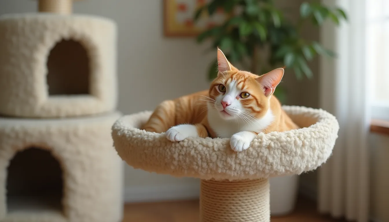 Kratzbaum Plüsch: Der gemütliche Rückzugsort für Ihre Katze