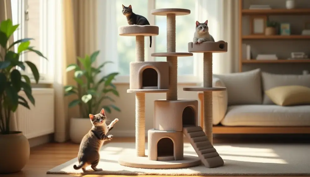 Kratzbaum Rolle: Rundum Spiel und Spaß für jede Katze