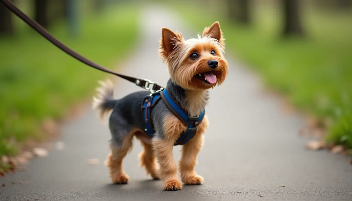 Leicht und robust: Die perfekte hundeleine yorkshire terrier